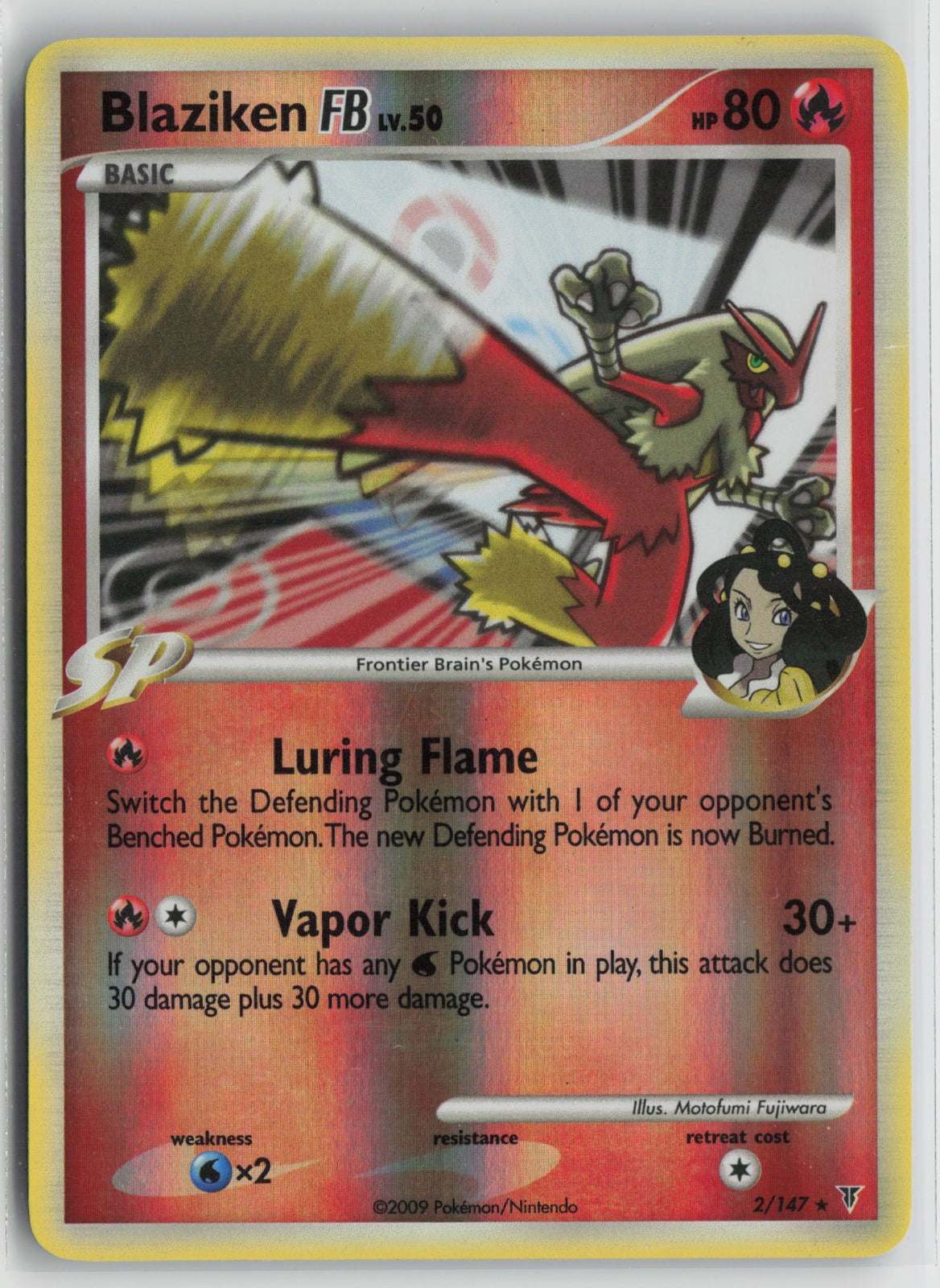 Blaziken FB Holo Rare Reverse Holo SV 2 LP