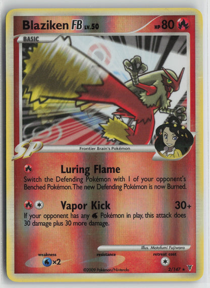 Blaziken FB Holo Rare Reverse Holo SV 2 LP