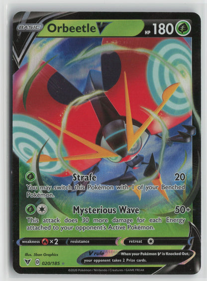 Orbeetle V Ultra Rare Holo SWSH04 020/185 NM