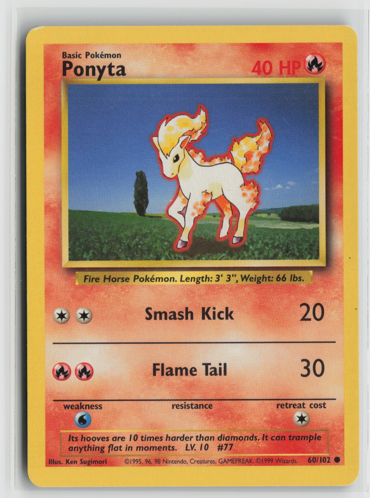 Ponyta Common BS 060/102 LP
