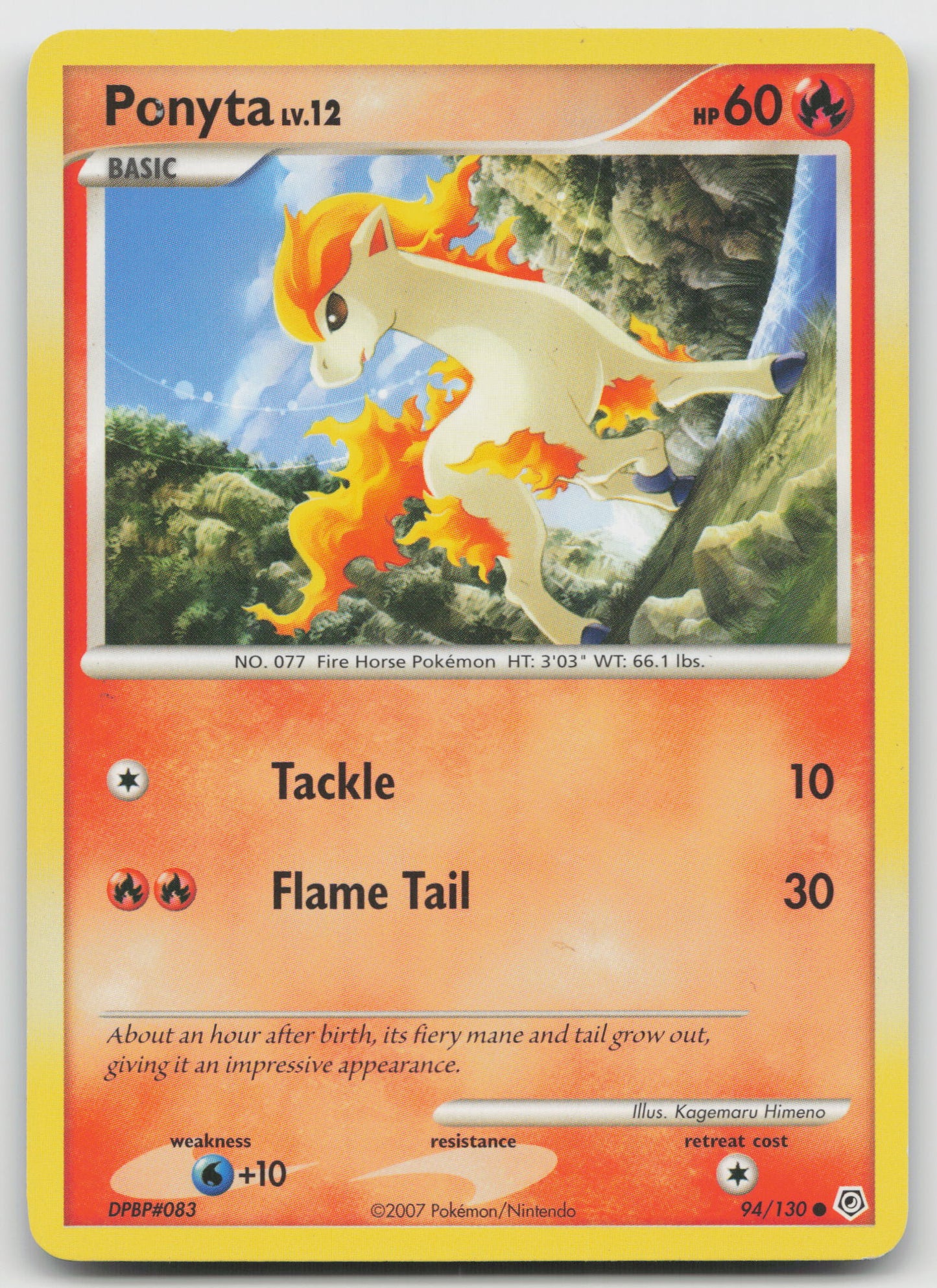 Ponyta Common Normal DP 94/130 LP