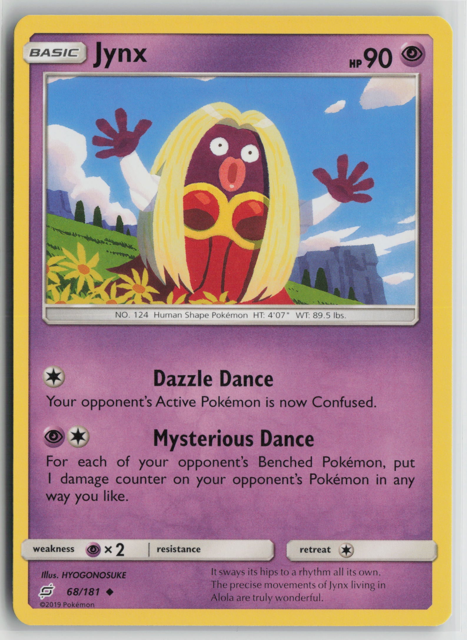 Jynx Uncommon SM - Team Up 68/181 NM