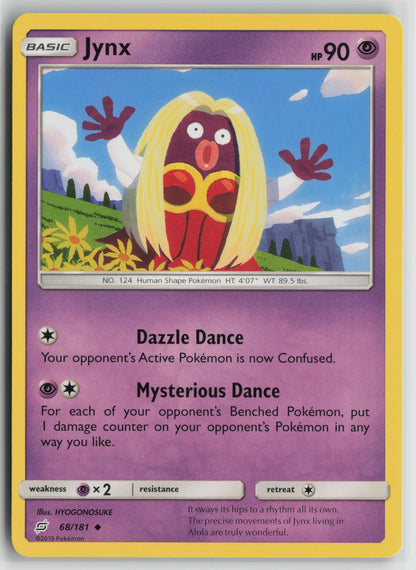 Jynx Uncommon SM - Team Up 68/181 NM