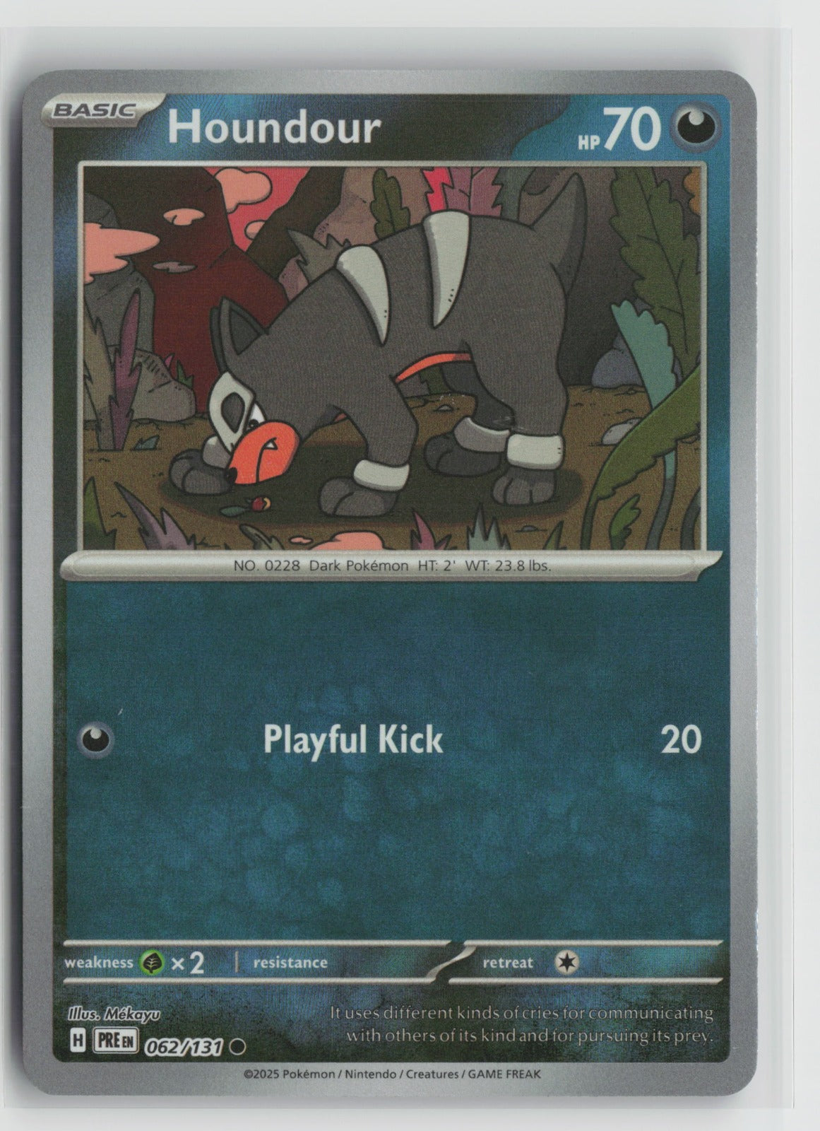 Houndour (Poke Ball Pattern) Common Holo PRE 062/131 NM