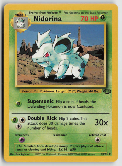 Nidorina Uncommon Jungle 40/64 MP