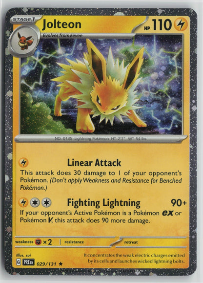 Jolteon - (Cosmos Holo) Rare Holo MCAP 029/131 NM