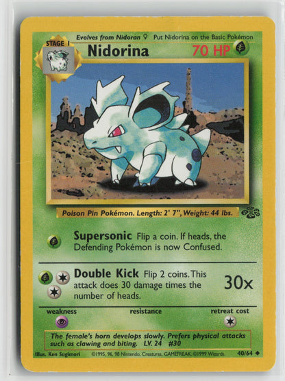 Nidorina Uncommon Unlimited JU 40/64 DMG