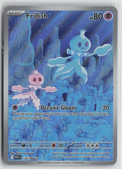 Frillish - Illustration Rare Holo WHT 126/086 NM