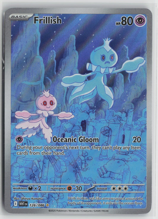 Frillish - Illustration Rare Holo WHT 126/086 NM