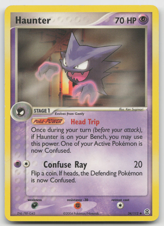 Haunter Uncommon Normal RG 34/112 LP
