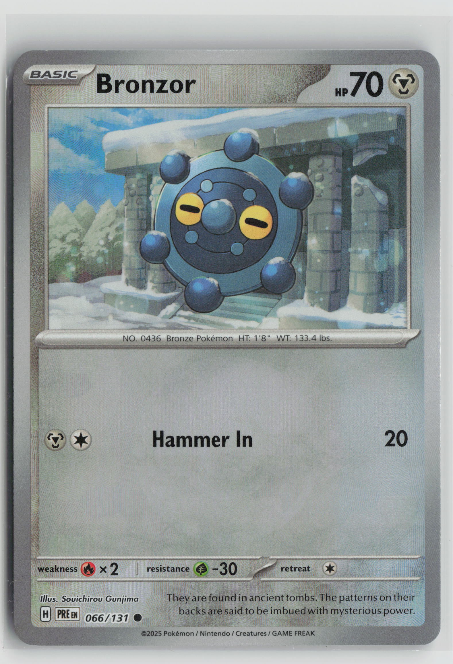 Bronzor (Poke Ball Pattern) Common SV: Prismatic Evolutions 066/131 NM