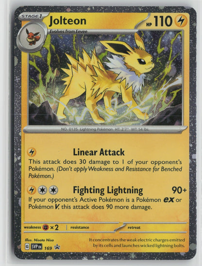 Jolteon (Cosmos Holo) Rare Holo SVP 169 NM