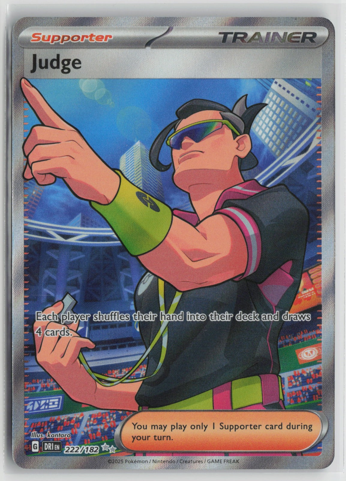 Judge - Ultra Rare Holo DRI 222/182 NM