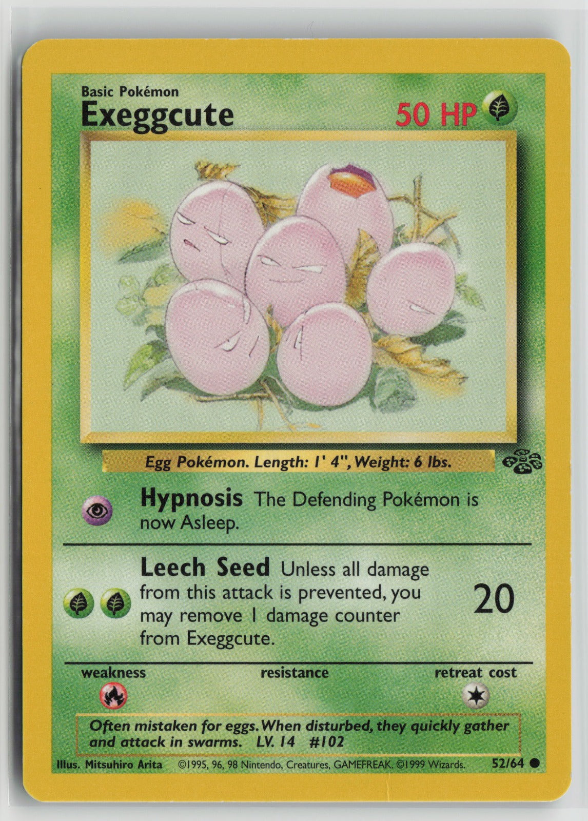 Exeggcute Common Unlimited JU 52/64 MP