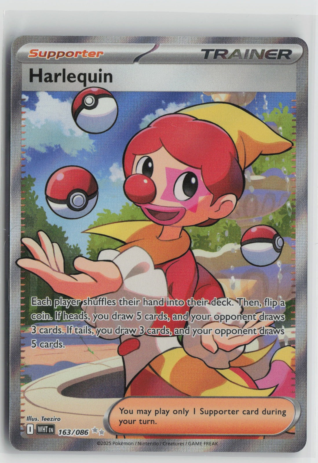 Harlequin - Ultra Rare Holo WHT 163/086 NM