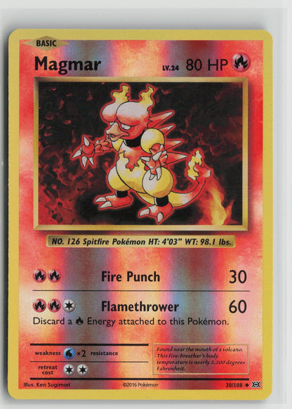 Magmar Uncommon Reverse Holo EVO 20/108 LP