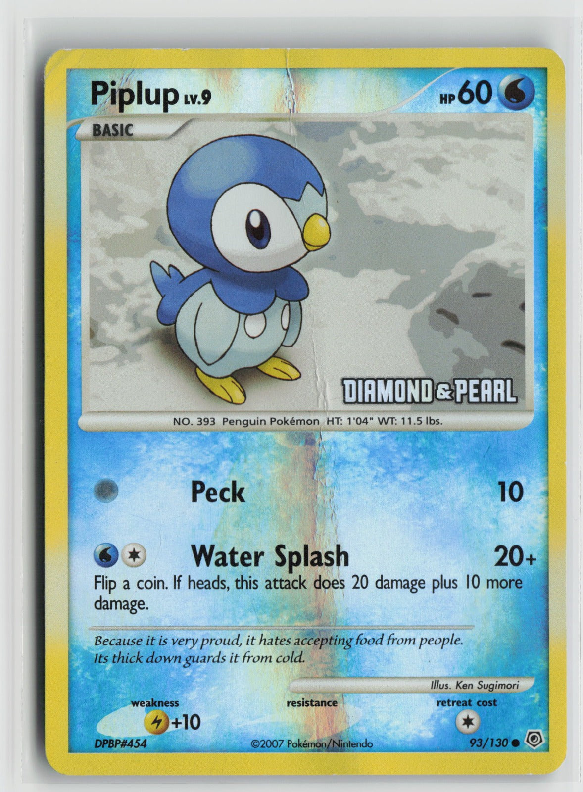 Piplup - 93/130 [Diamond and Pearl] Promo Reverse Holo BKP 093/100 HP