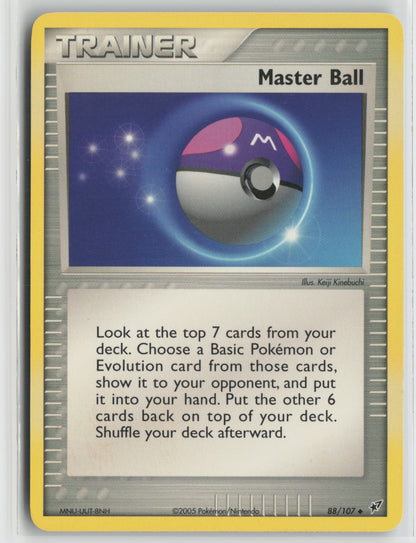 Master Ball Uncommon DX 88/107 LP