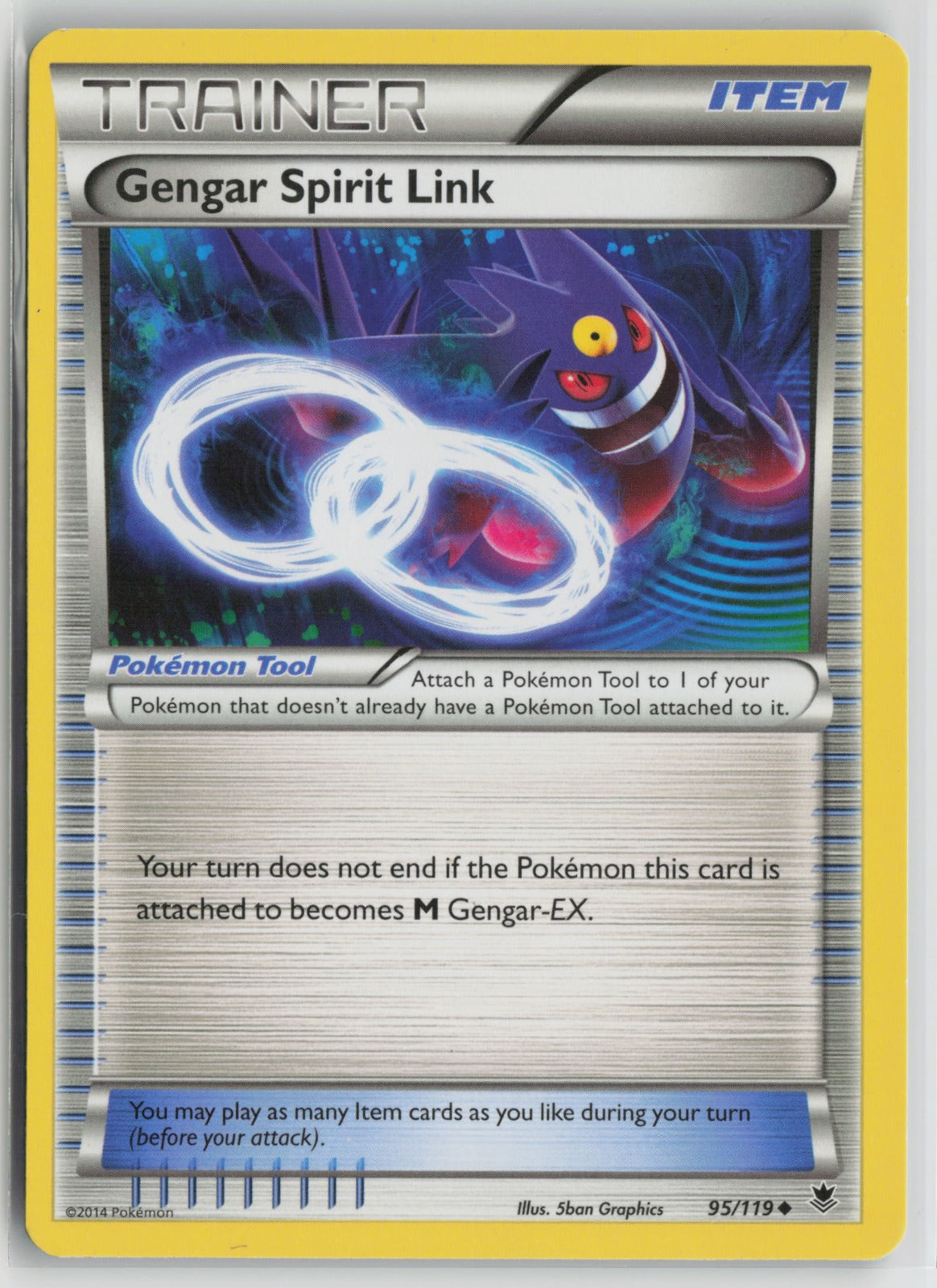 Gengar Spirit Link Uncommon PHF 95/119 LP