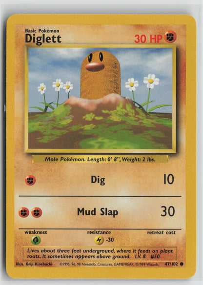 Diglett Common BS 047/102 LP