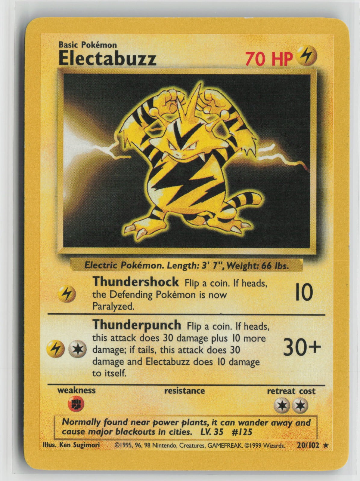 Electabuzz Rare BS 020/102 LP