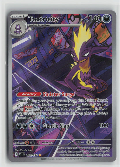 Toxtricity Illustration Rare Holo PFL 103/094 NM