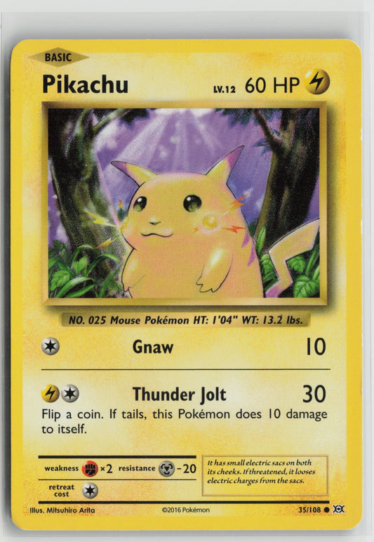 Pikachu Common EVO 35/108 HP