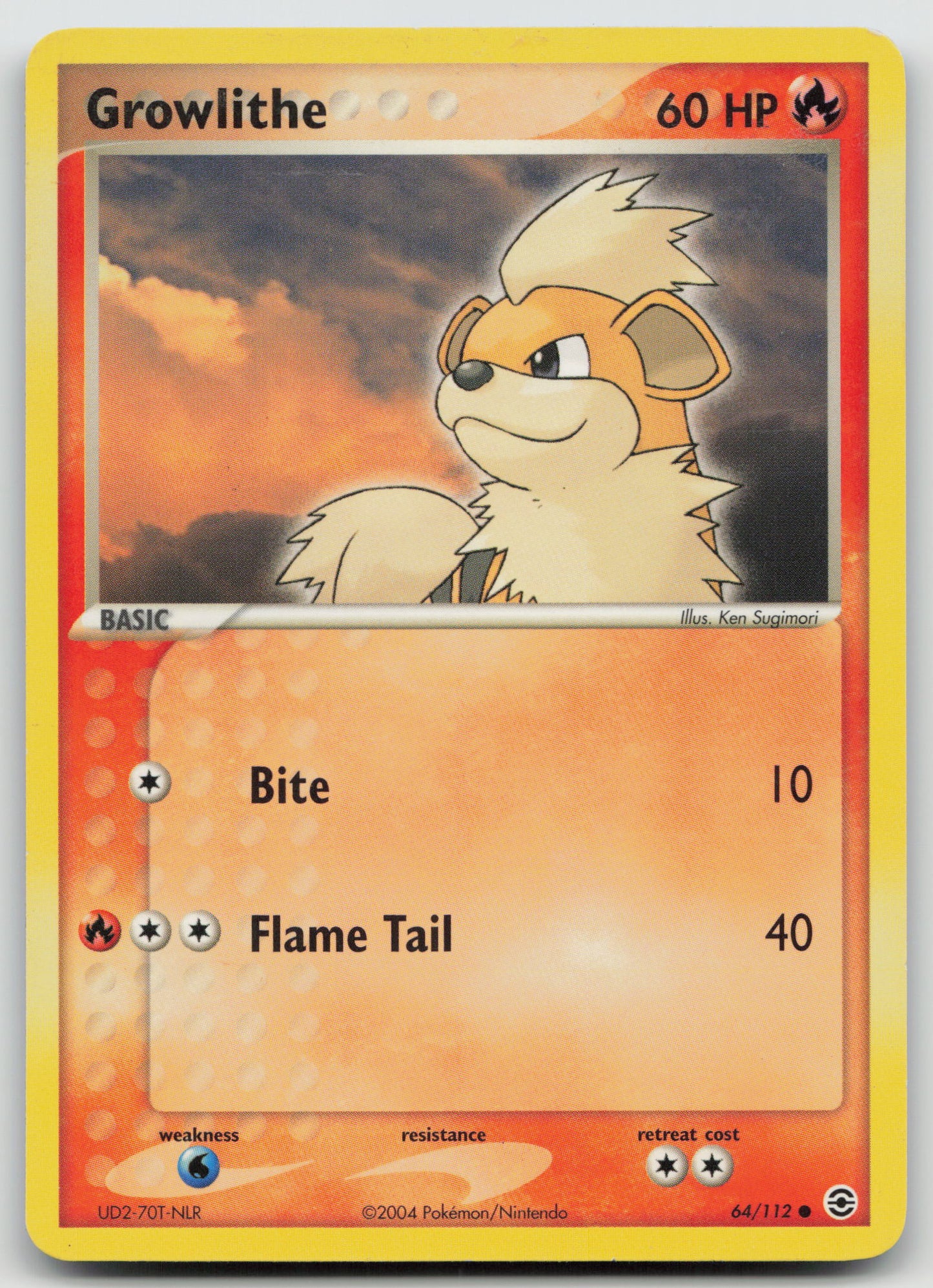 Growlithe Common Normal RG 64/112 MP
