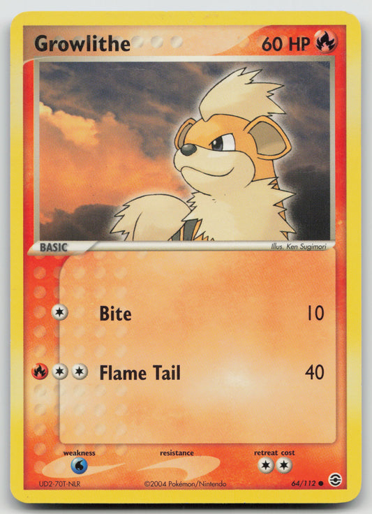 Growlithe Common Normal RG 64/112 MP