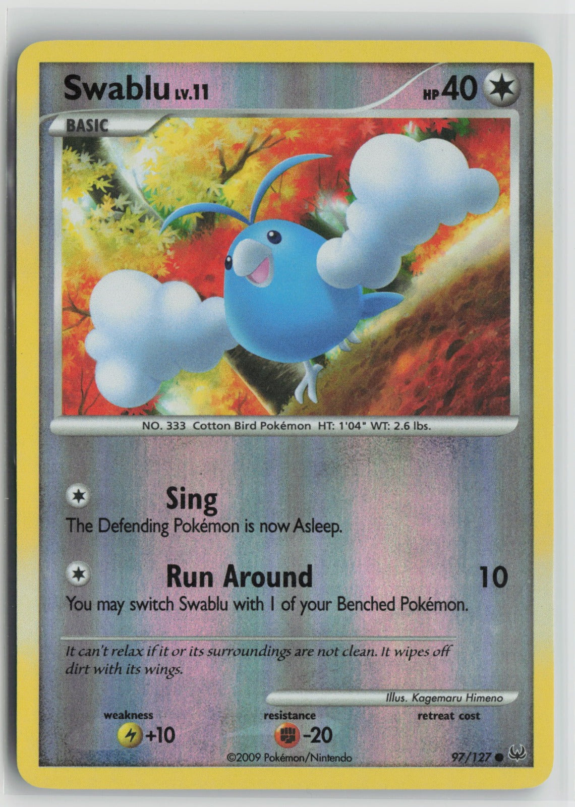 Swablu Common Reverse Holo PL 97/127 LP