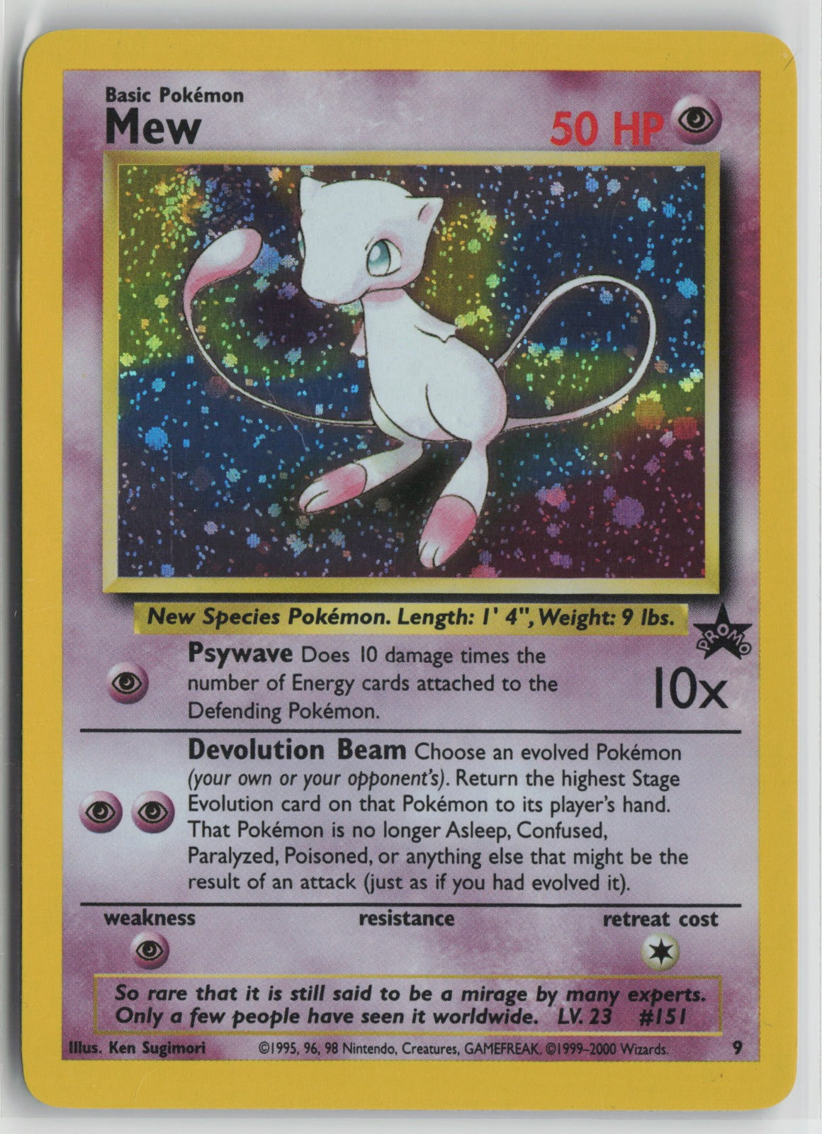 Mew (9) Promo Holo PR 09/53 LP