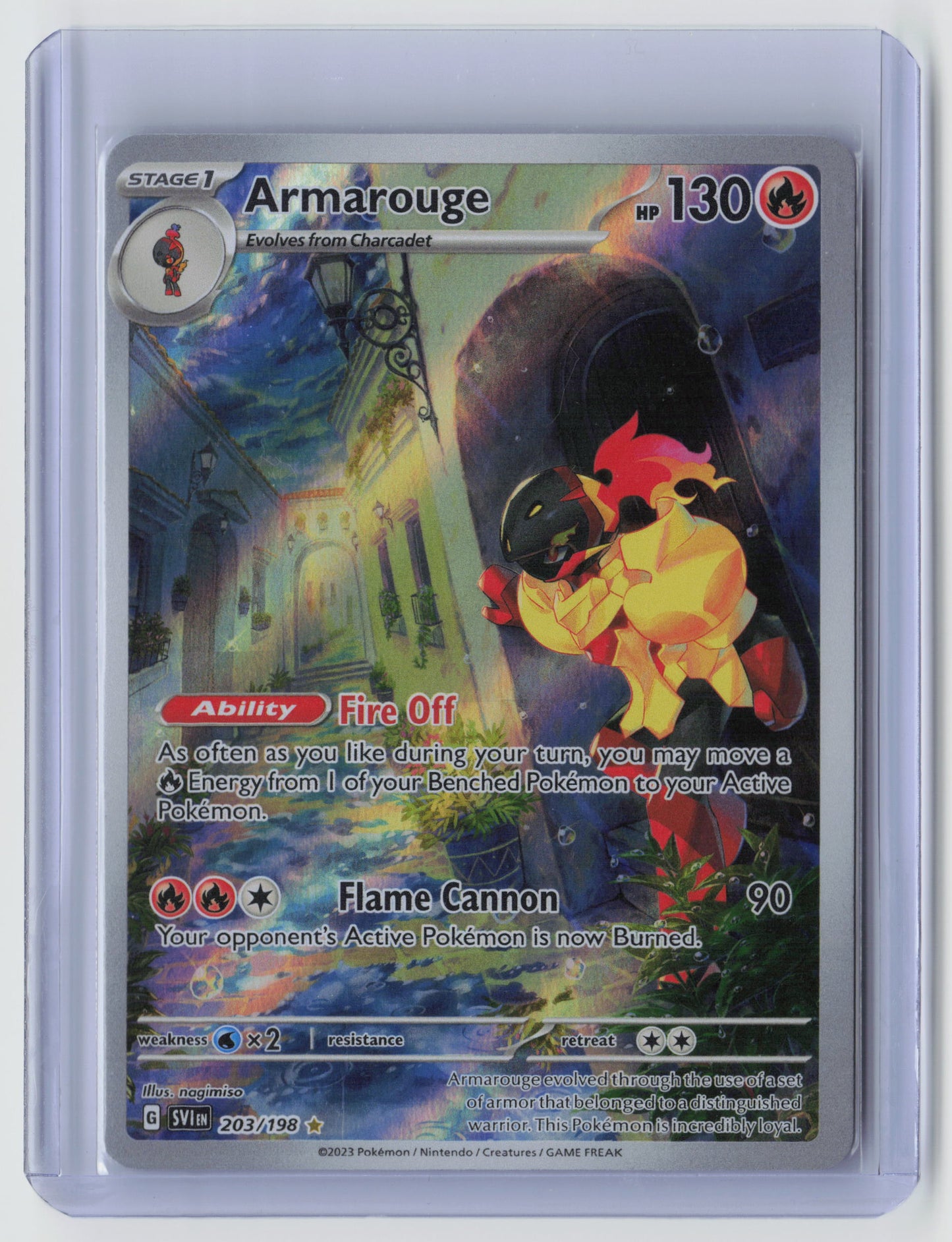 Armarouge - Illustration Rare SV01: Scarlet & Violet Base Set 203/198 NM