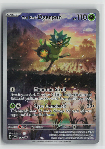 Teal Mask Ogerpon Promo Holo SVP 123 NM