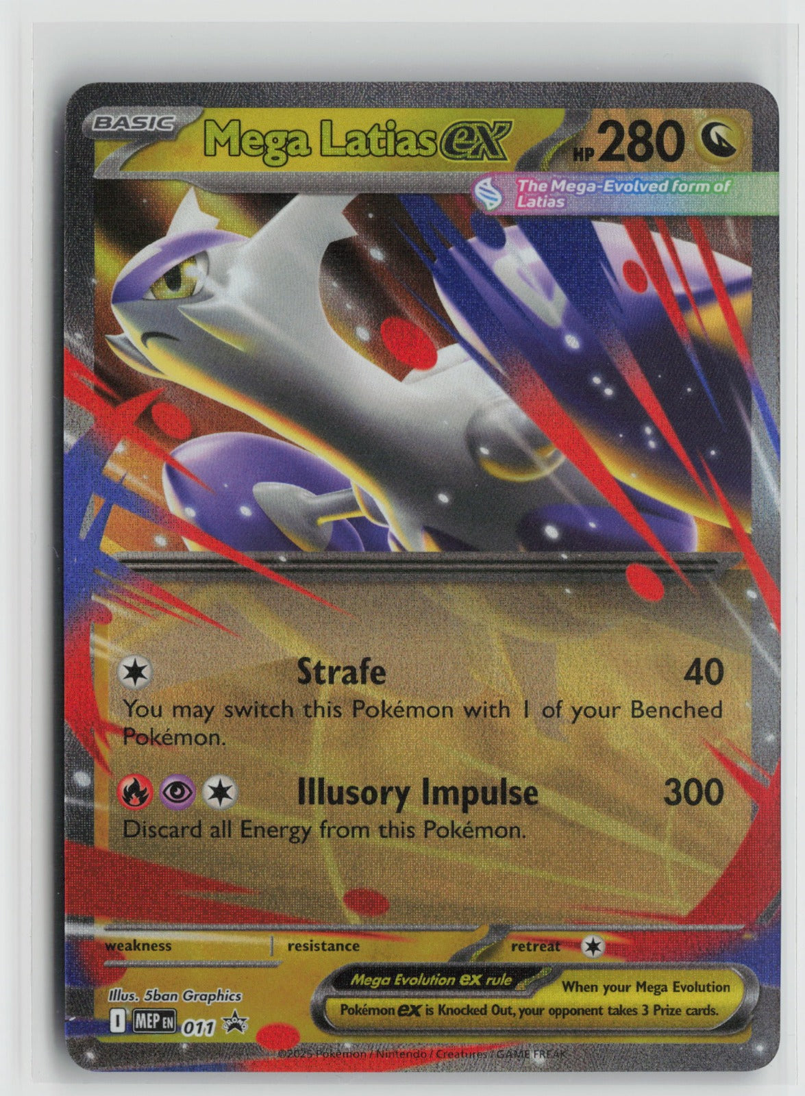 Mega Latias ex Promo Holo MEP 011 NM