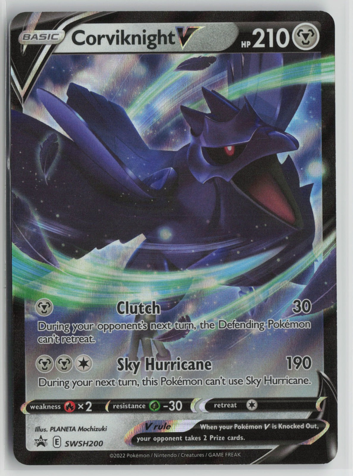 Corviknight V - Promo Holo SWSD SWSH200 NM
