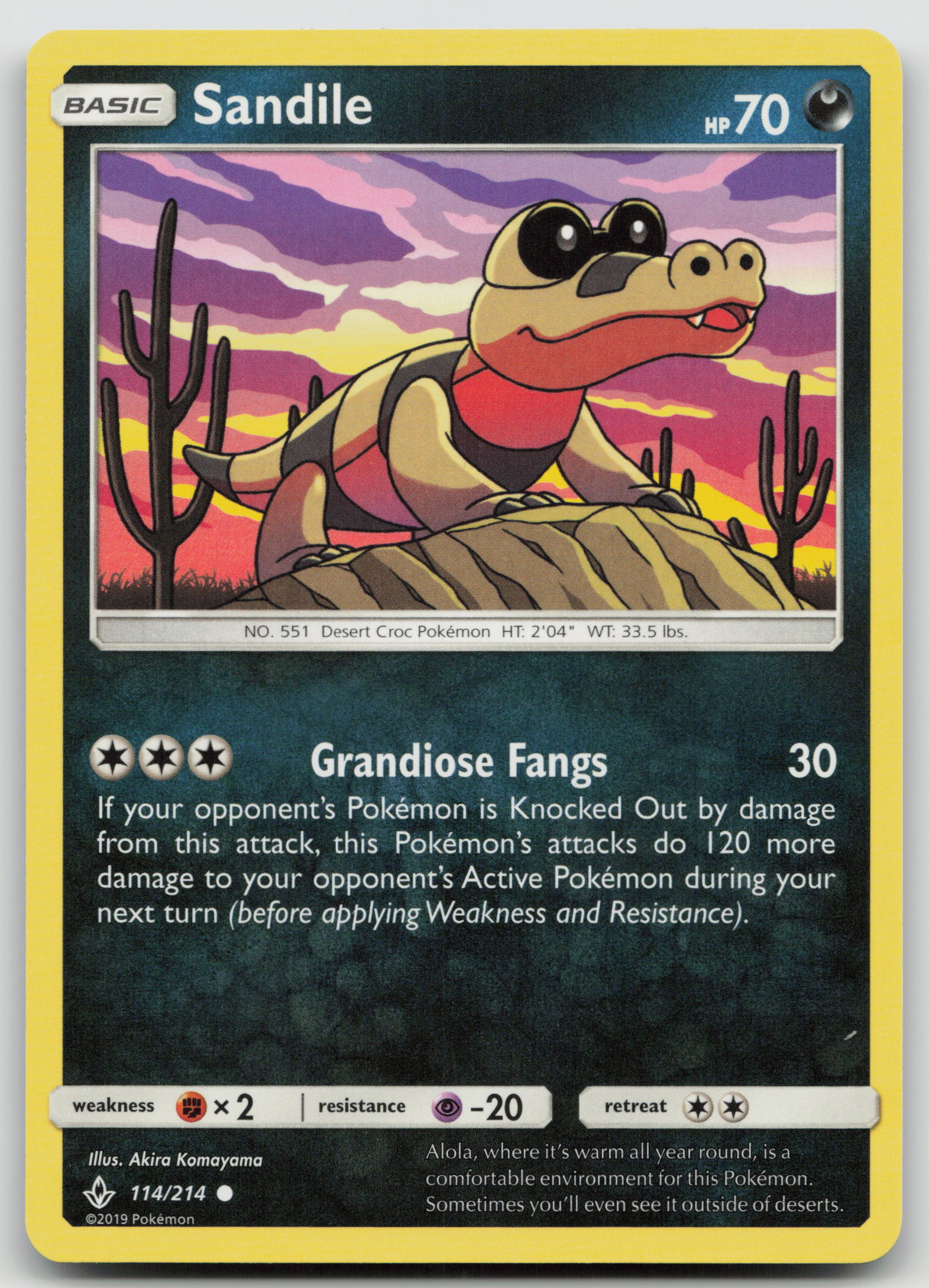 Sandile (114) Common Normal SM10 114/214 NM