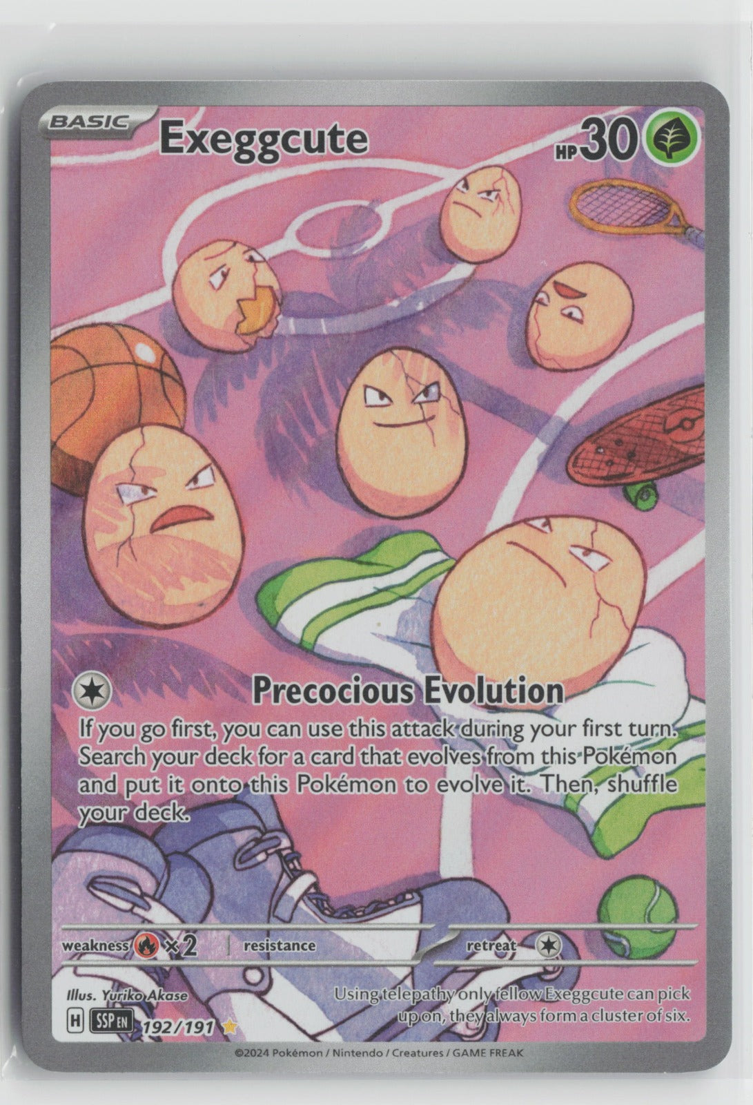 Exeggcute Illustration Rare Holo SSP 192/191 NM