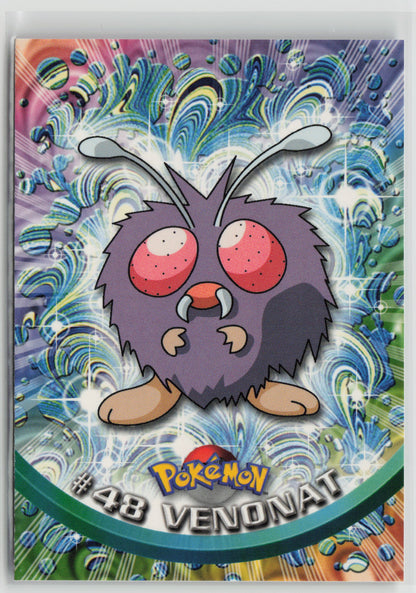 Venonat #48 Topps TV Animation Series 1999 Non-Holo NM