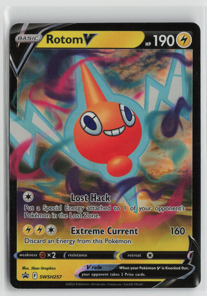 Rotom V Promo Holo SWSD SWSH257 NM