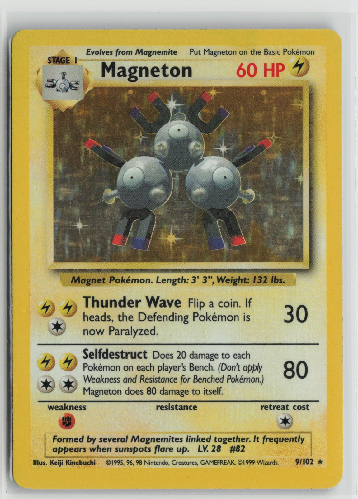 Magneton Holo Rare BS 009/102 MP