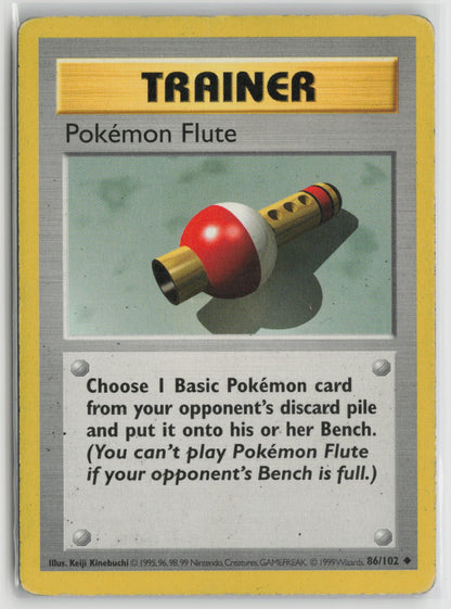 Pokemon Flute Uncommon Unlimited BSS 086/102 HP
