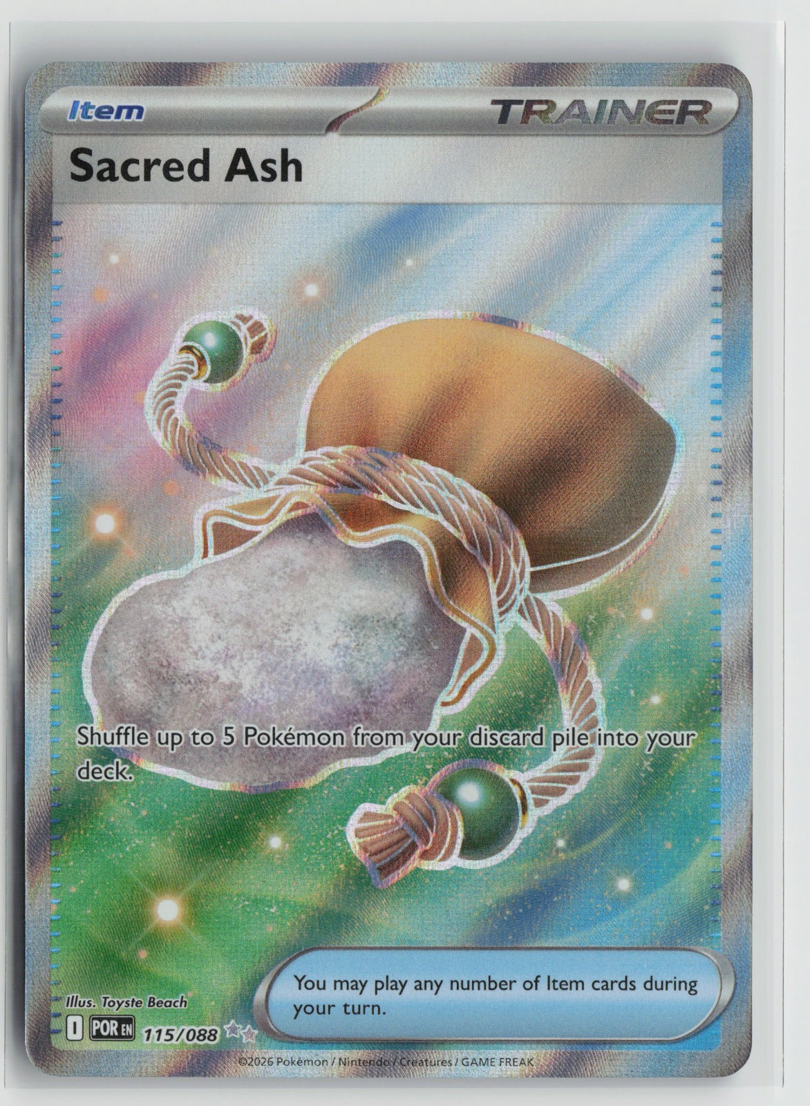 Sacred Ash Ultra Rare Holo POR 115/088 NM