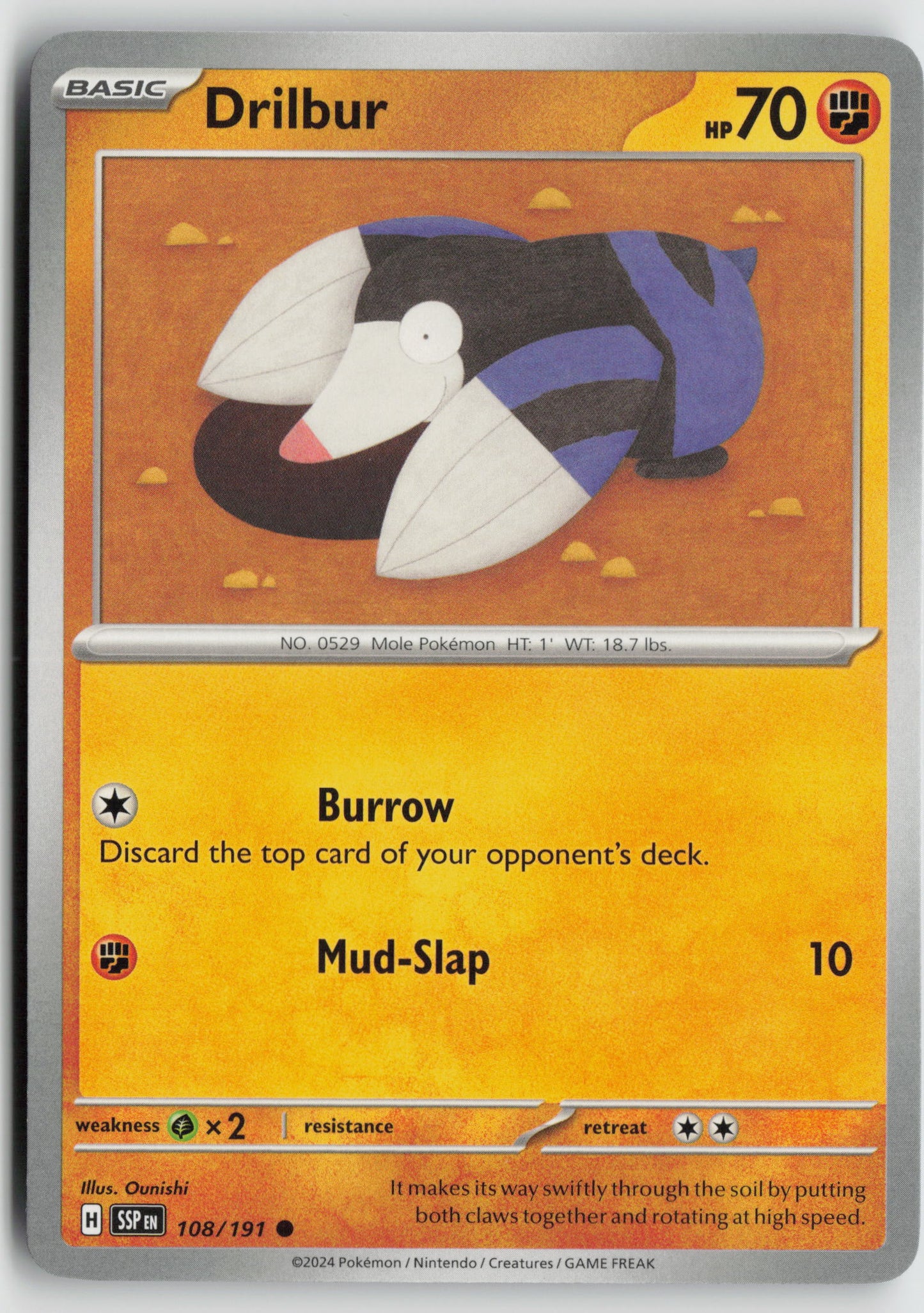 Drilbur Common SV08: Surging Sparks 108/191 NM