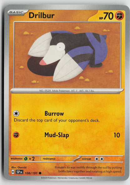 Drilbur Common SV08: Surging Sparks 108/191 NM