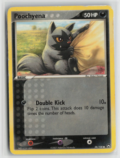 Poochyena Common PK 58/108 DMG
