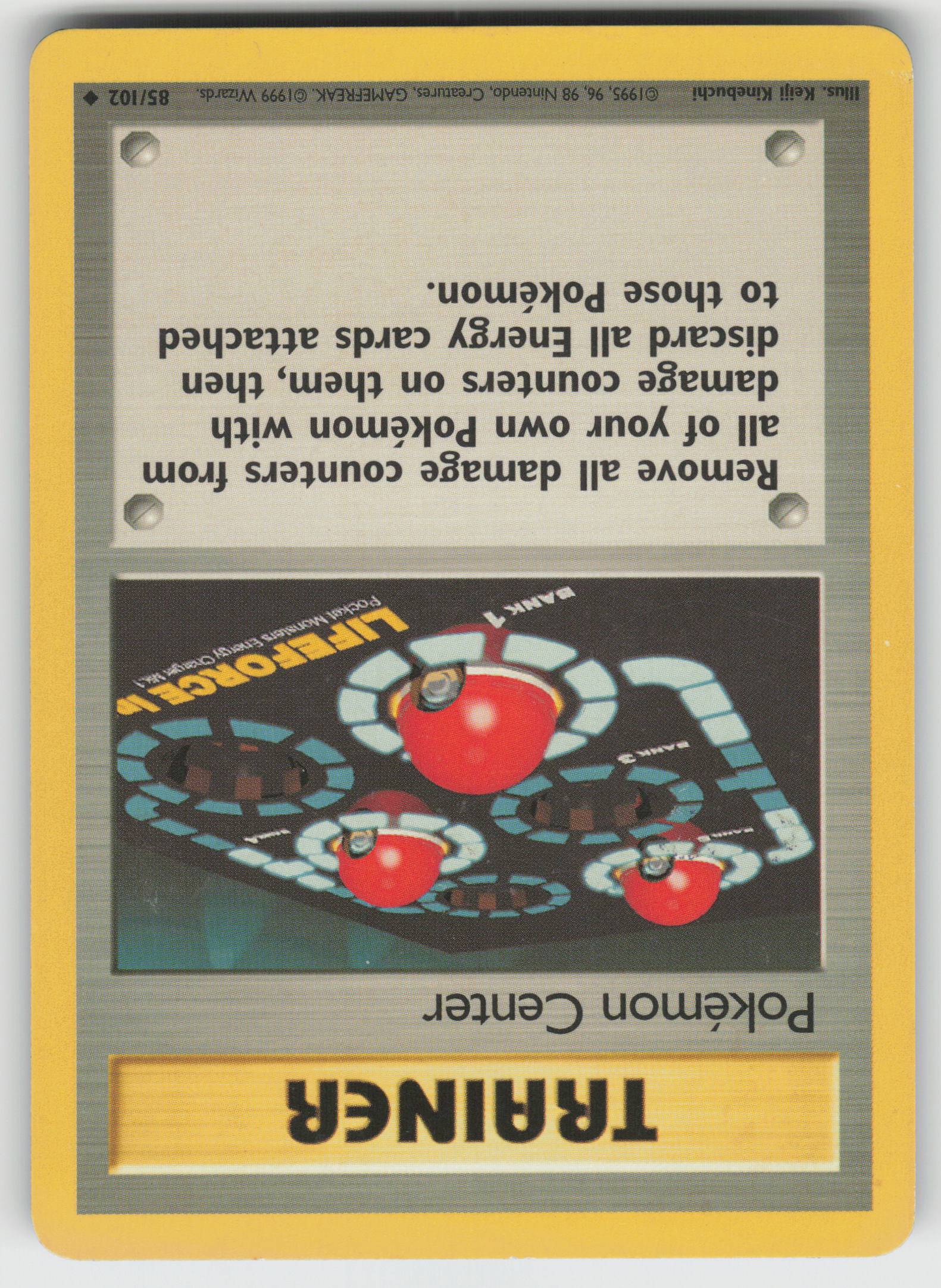 Pokemon Center Uncommon Base Set 085/102 LP