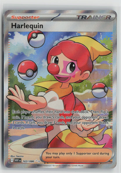 Harlequin - Ultra Rare Holo WHT 163/086 NM