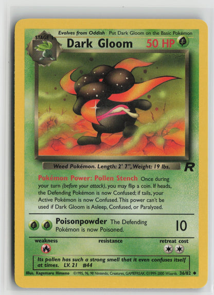 Dark Gloom Uncommon Unlimited TR 36/82 NM