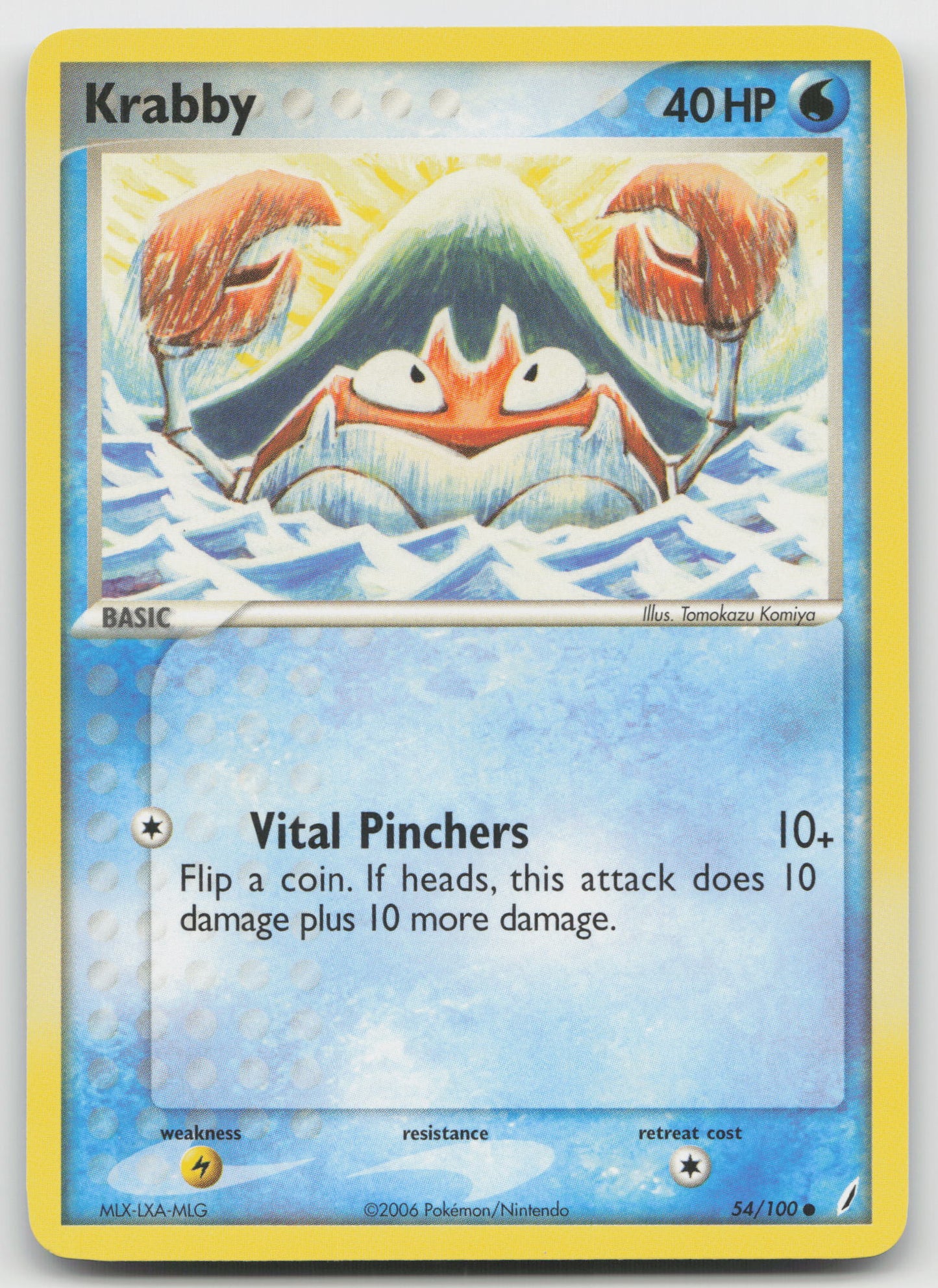 Krabby Common Normal CG 54/100 LP