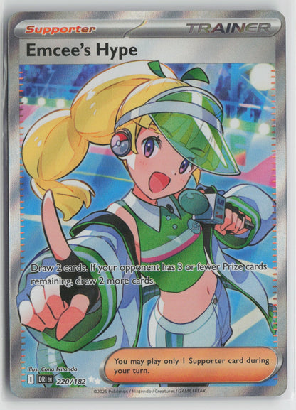 Emcee's Hype Ultra Rare Holo DRI 220/182 NM